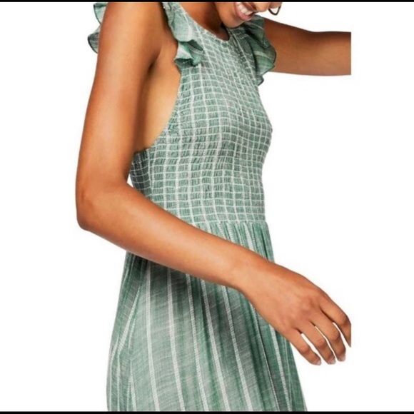 Free People Butterflies Chambray Midi Dress - Picture 2 of 6